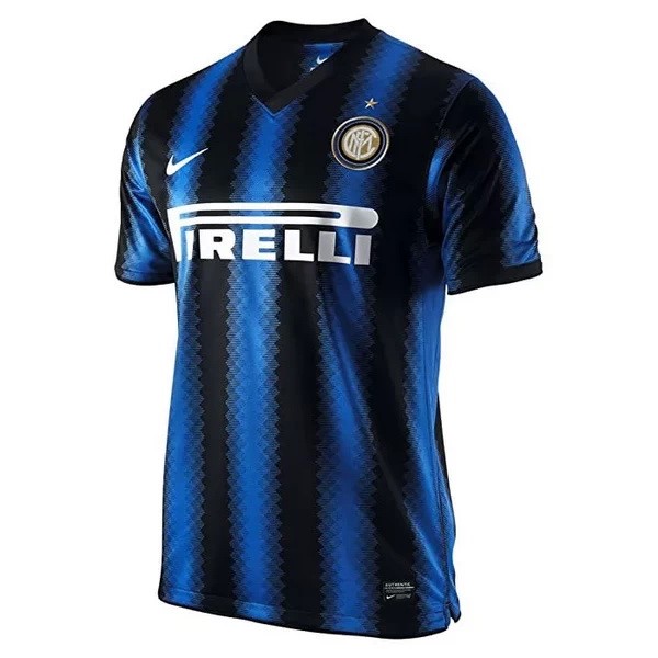 Maillot Football Inter Milan Domicile Retro 2010 2011 Bleu